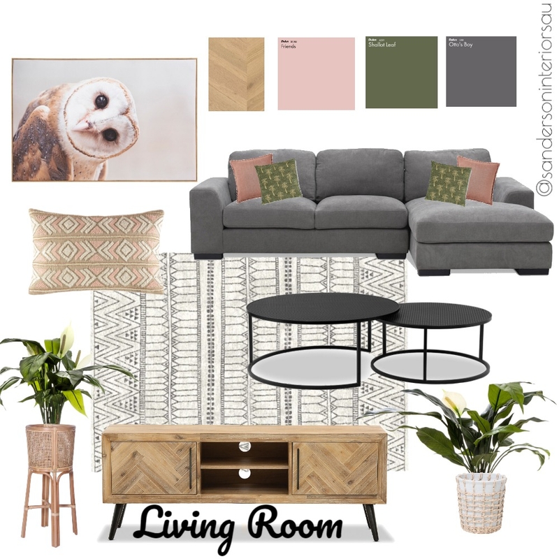 Kerryann Living Area Mood Board by Sanderson Interiors on Style Sourcebook