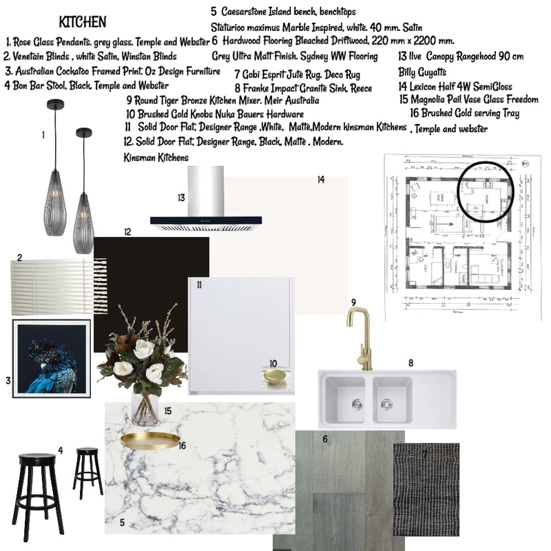 Kitchen Mood Board by Balazs Interiors on Style Sourcebook
