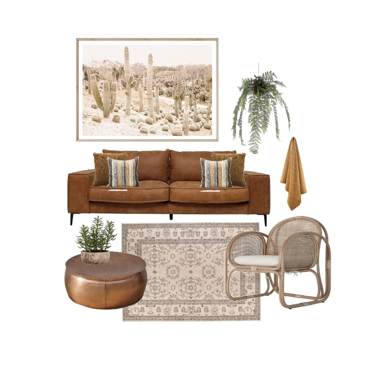 Caramel - Living Mood Board by Nook Interior Design + Styling on Style Sourcebook