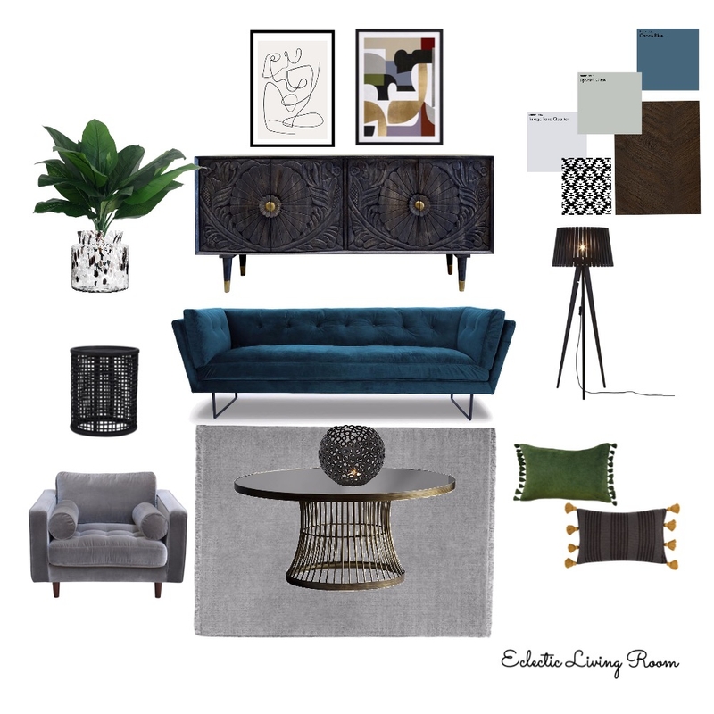 Eclectic style Mood Board by Kathya on Style Sourcebook