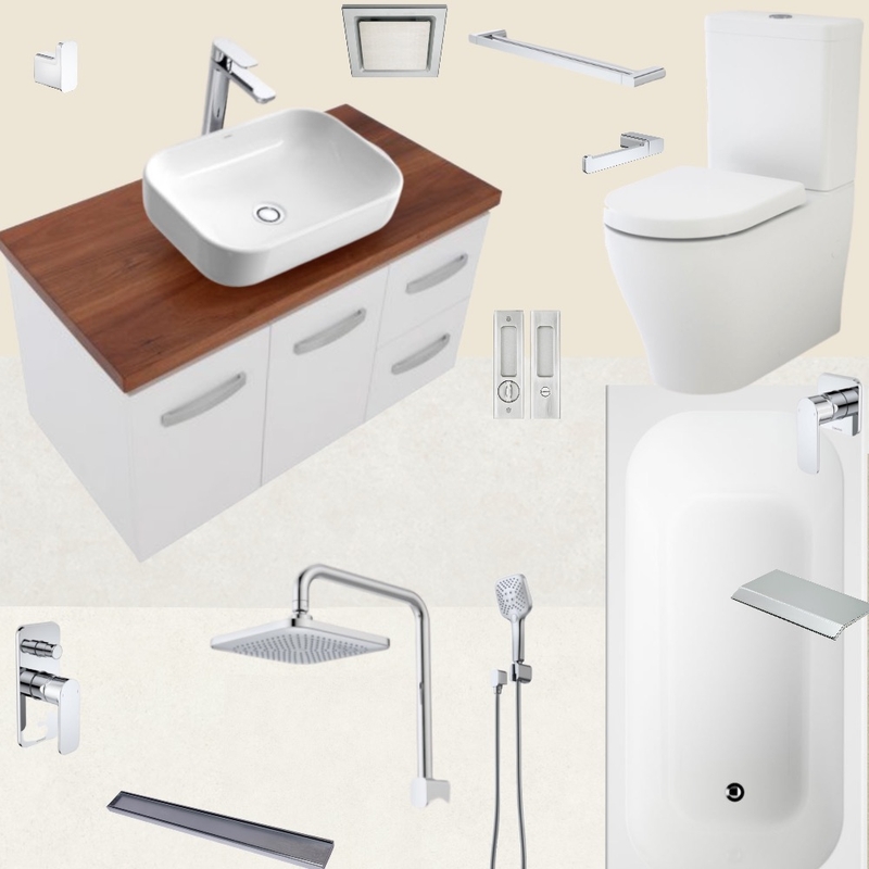 ### FINAL - R & I Leslie Bathroom/Toilet ### Mood Board by Julia Will Design on Style Sourcebook