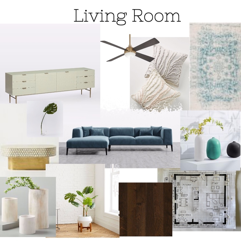 Living Room Mood Board by Shari Dang on Style Sourcebook