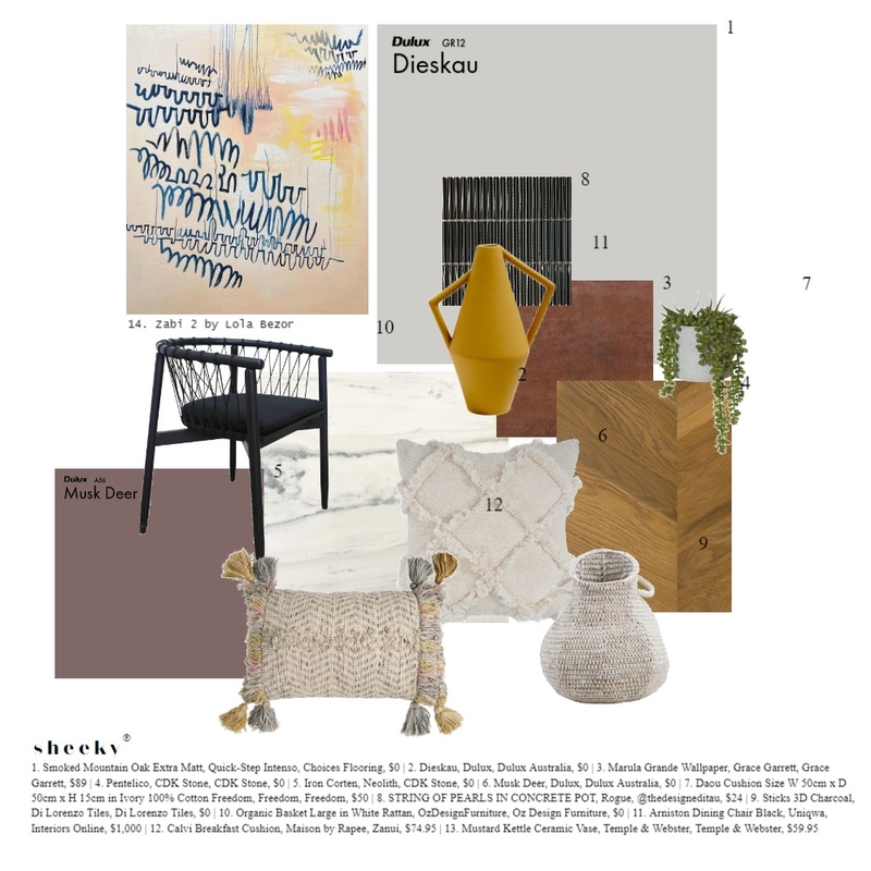 Zabi 2 - Textures Mood Board by sheeky on Style Sourcebook