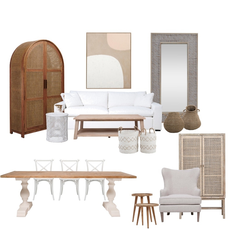 S2021 Farmhouse Mood Board by kateblume on Style Sourcebook