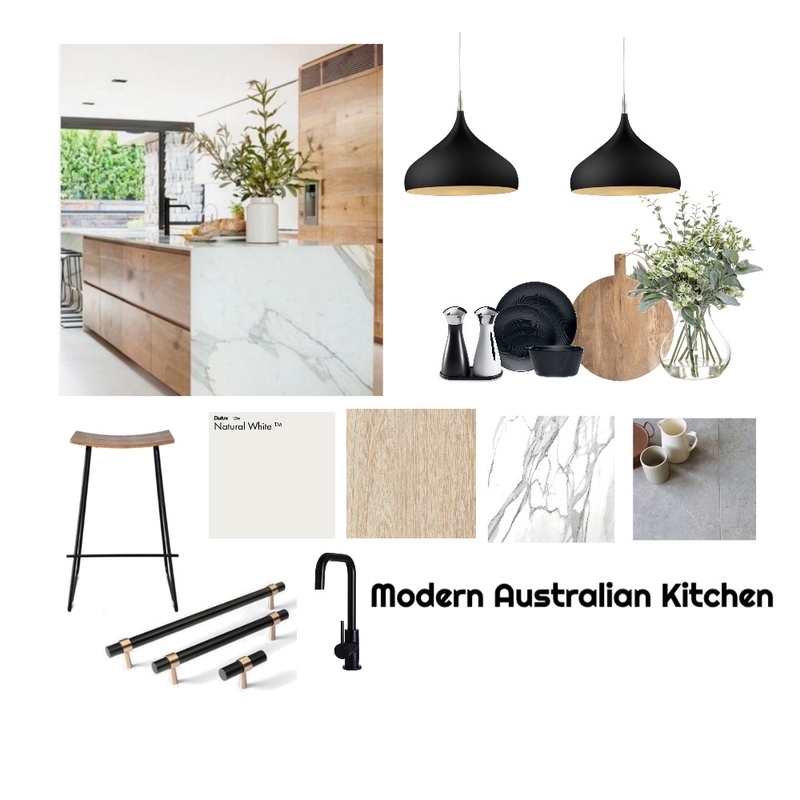 Modern Australian Kitchen Mood Board by House of Hali Designs on Style Sourcebook