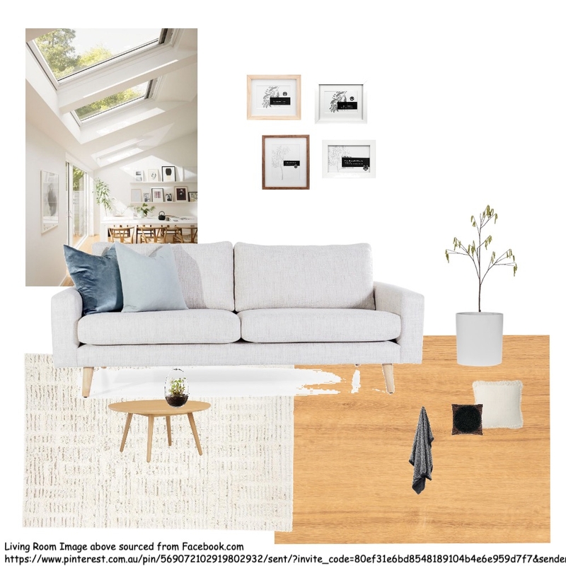Scandinavian Living Room Mood Board by Yueting on Style Sourcebook