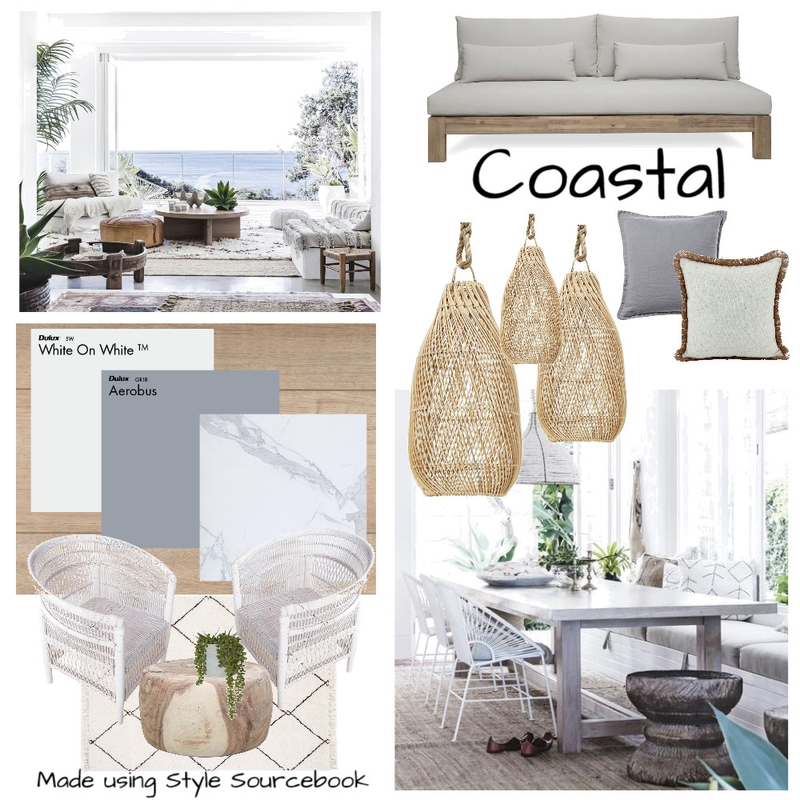 Coastal Mood Board by THE ABODE COLLECTIVE on Style Sourcebook