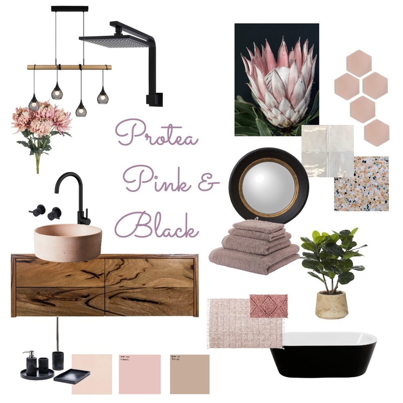 Protea Pink Mood Board by TSwanson on Style Sourcebook