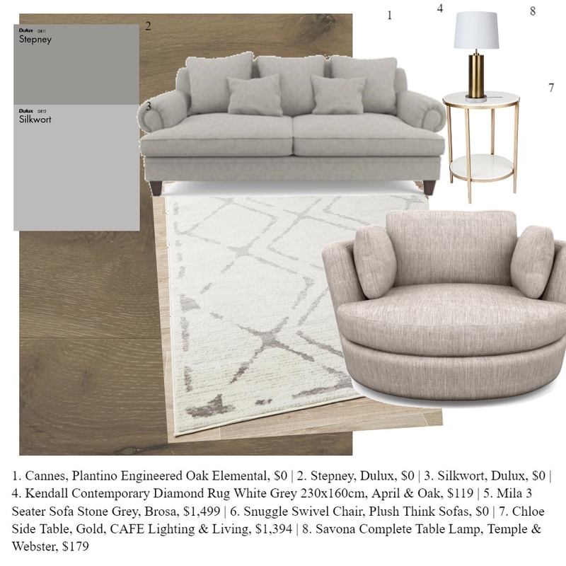 Living room Mood Board by CassandraDowlan on Style Sourcebook