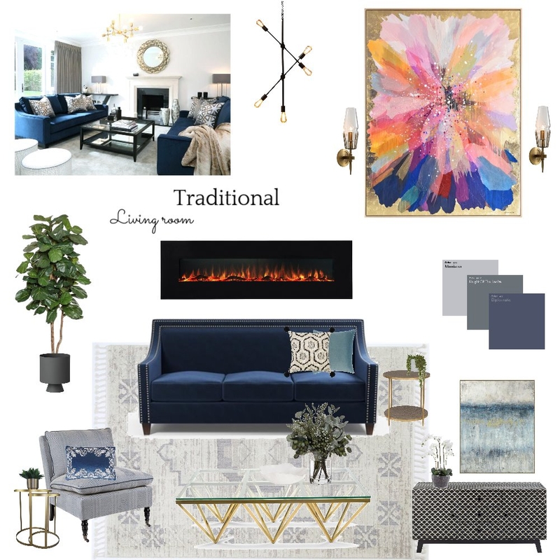 Traditional mood board Mood Board by cotewest on Style Sourcebook