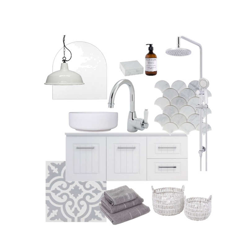 White Bathroom Mood Board by This Styled Home on Style Sourcebook