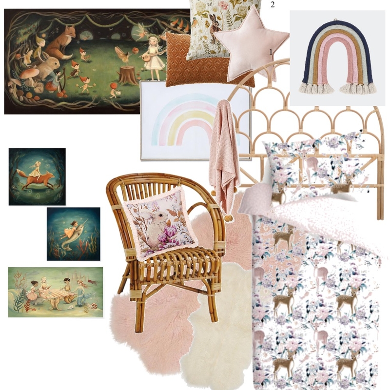 Little girl room Mood Board by Staged by Flynn on Style Sourcebook