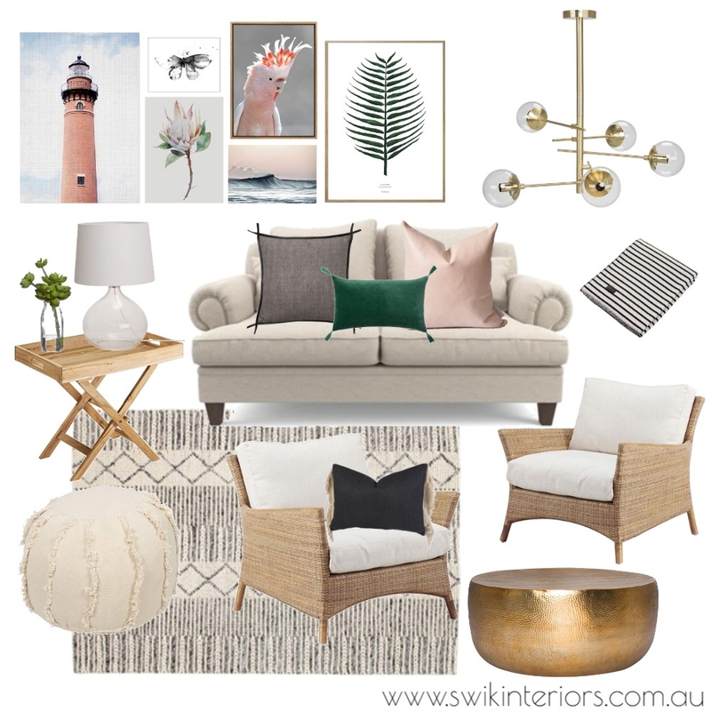 Relaxed coastal-inspired living Mood Board by Libby Edwards Interiors on Style Sourcebook