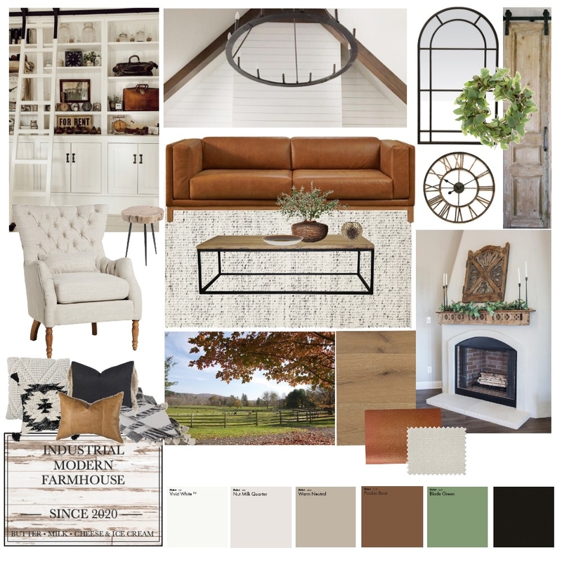 INDUSTRIAL MODERN FARMHOUSE Mood Board by gmavris on Style Sourcebook