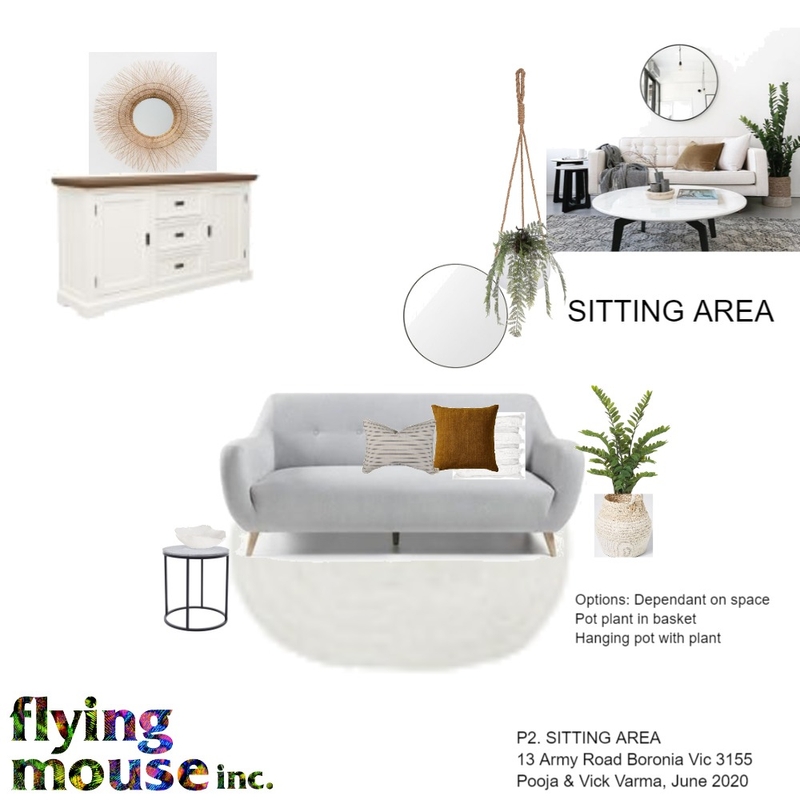 Pooja- P2. Sitting Area Mood Board by Flyingmouse inc on Style Sourcebook