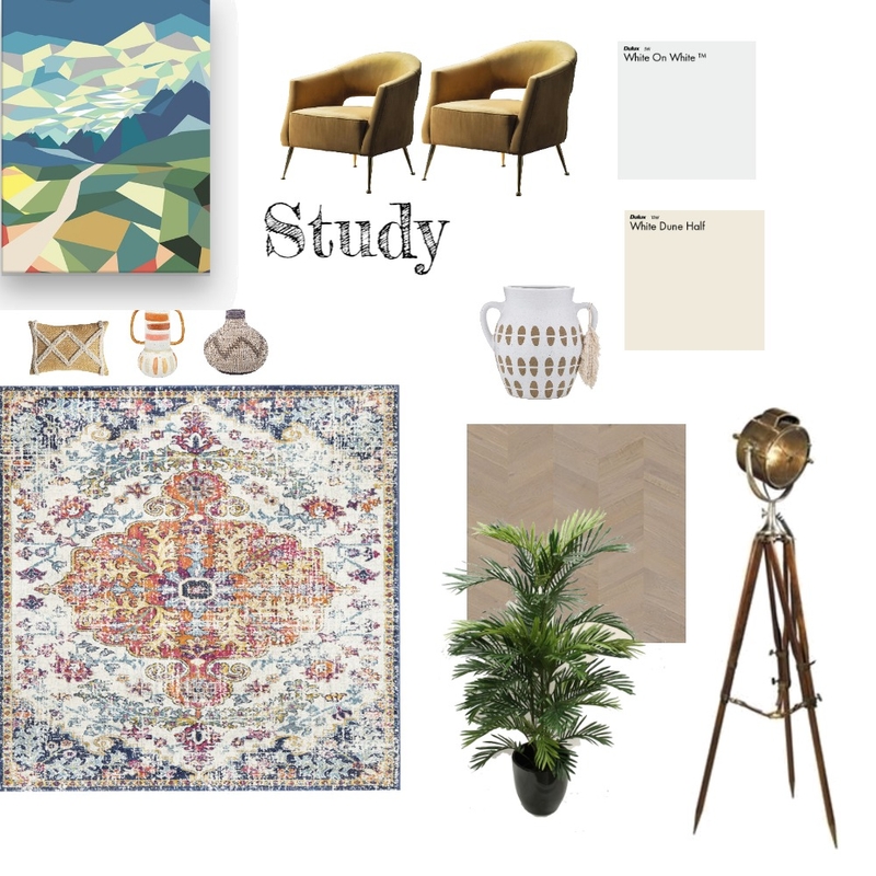 Study Mood Board by Melray on Style Sourcebook