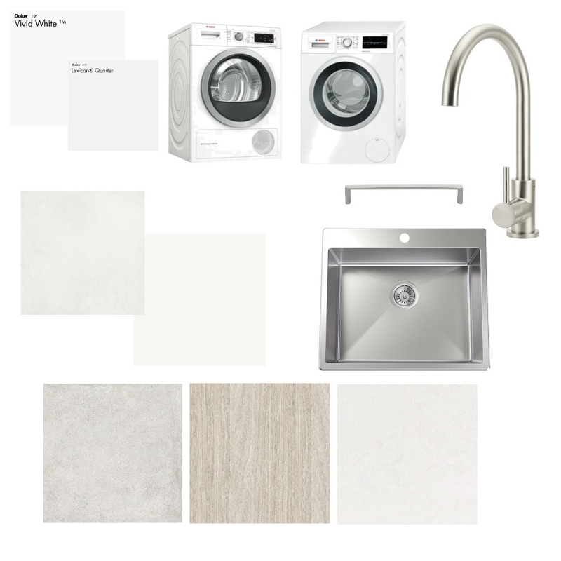 Laundry Contemporary Coastal Mood Board by DKD on Style Sourcebook