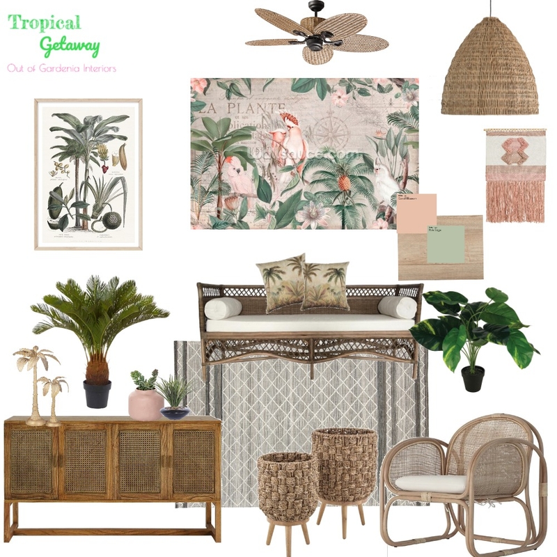 Tropical Getaway Mood Board by Out of Gardenia Interiors on Style Sourcebook