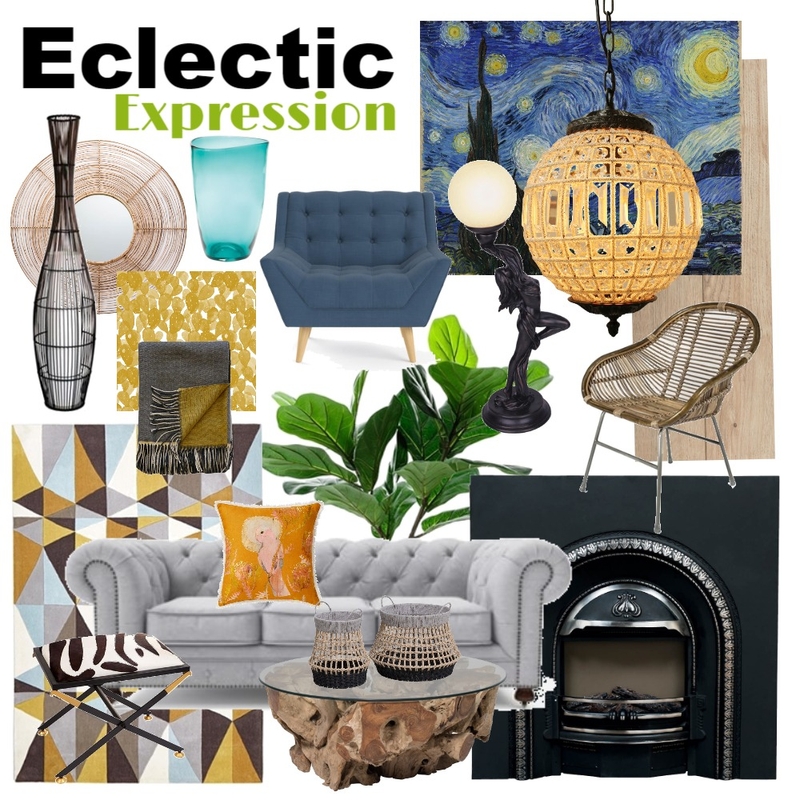 Eclectic Expression Mood Board by williamsstuiver on Style Sourcebook