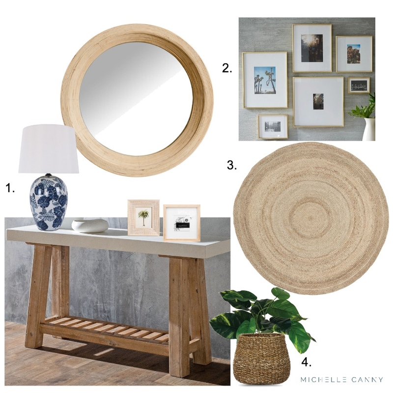 Contemporary Coastal Entry Way Mood Board by Michelle Canny Interiors on Style Sourcebook