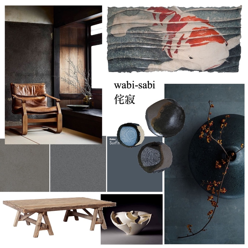 Wabi-Sabi Mood Board by zaradesign on Style Sourcebook