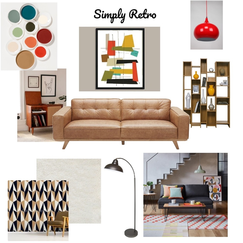 Retro - Simply Retro Mood Board by Karen Rogers on Style Sourcebook