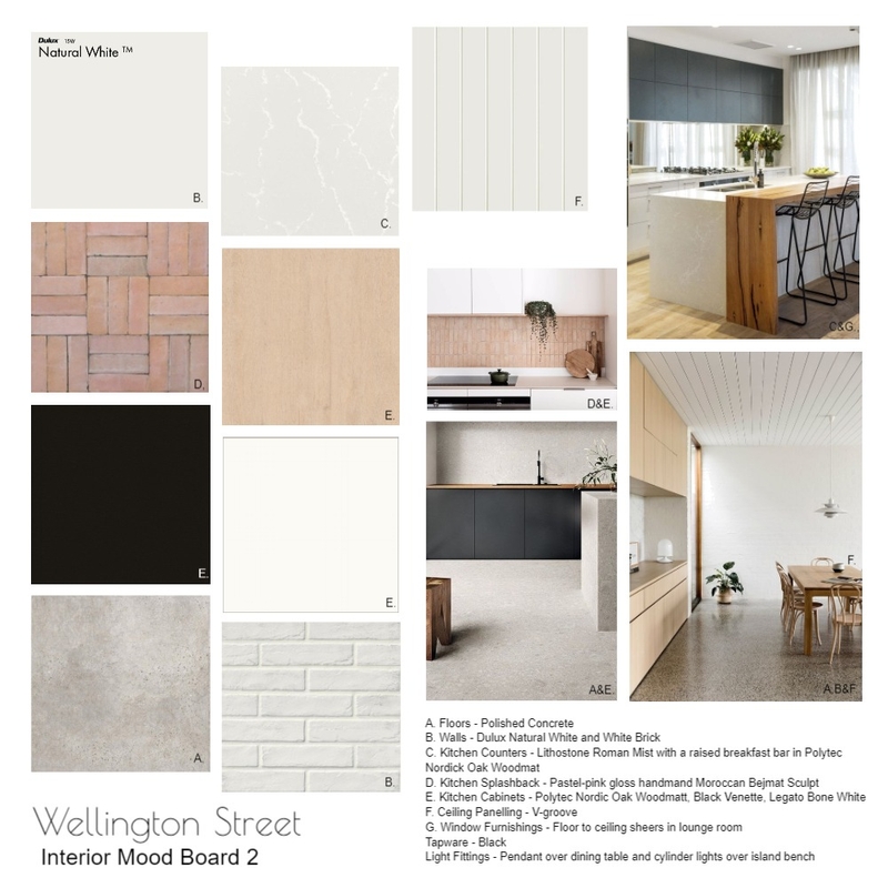 Wellington Materials Board 1 Mood Board by AD Interior Design on Style Sourcebook