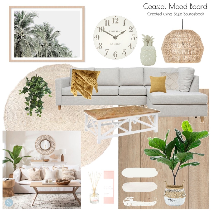 Coastal Mood Board Mood Board by Caity on Style Sourcebook