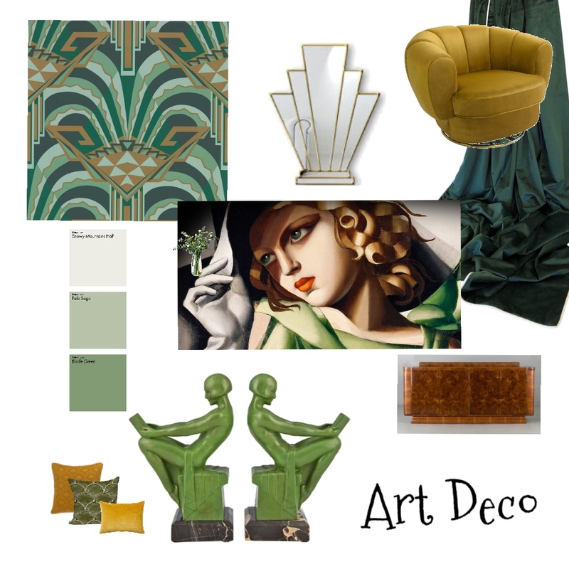 Art Deco Mood Board by Donnacrilly on Style Sourcebook