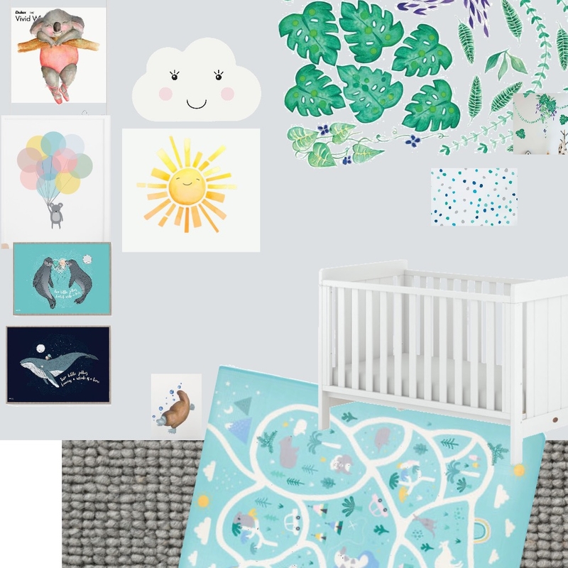 Australiana fauna nursery Mood Board by Salnetto on Style Sourcebook