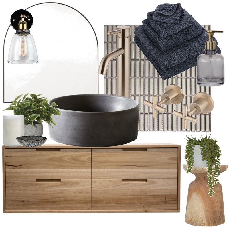 Modern Bathroom Mood Board by MEGHAN ELIZABETH on Style Sourcebook