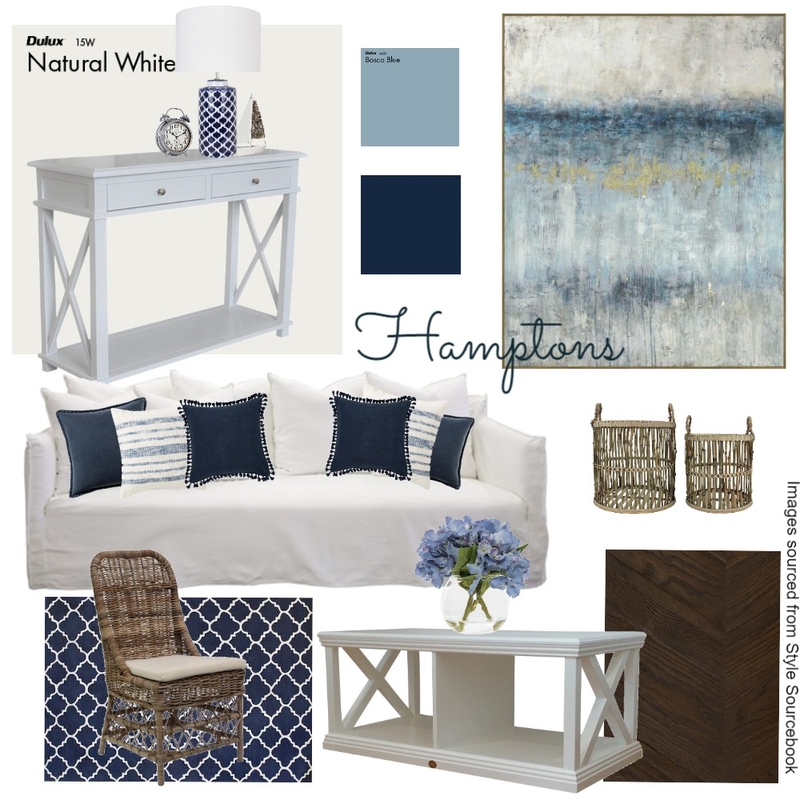 Hamptons Mood Board by No 82 Interior Styling on Style Sourcebook