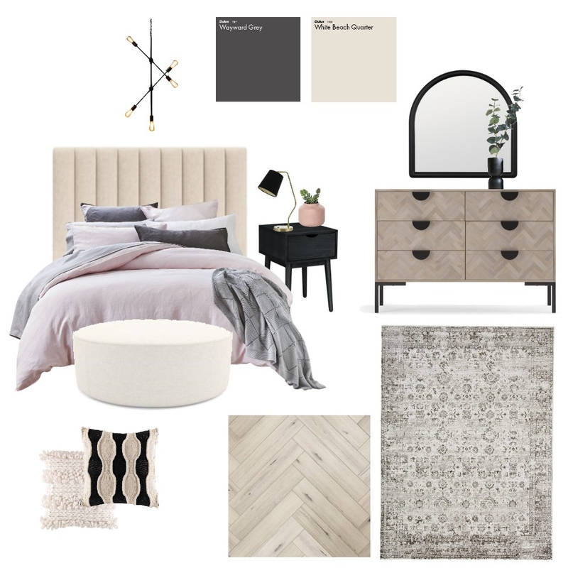 modern girl bedroom Mood Board by zahraalibasye_interiors on Style Sourcebook