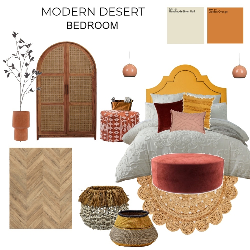 modern dessert girl bedroom Mood Board by zahraalibasye_interiors on Style Sourcebook