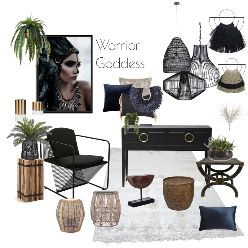 Warrior Goddess Mood Board by Meluka Design on Style Sourcebook