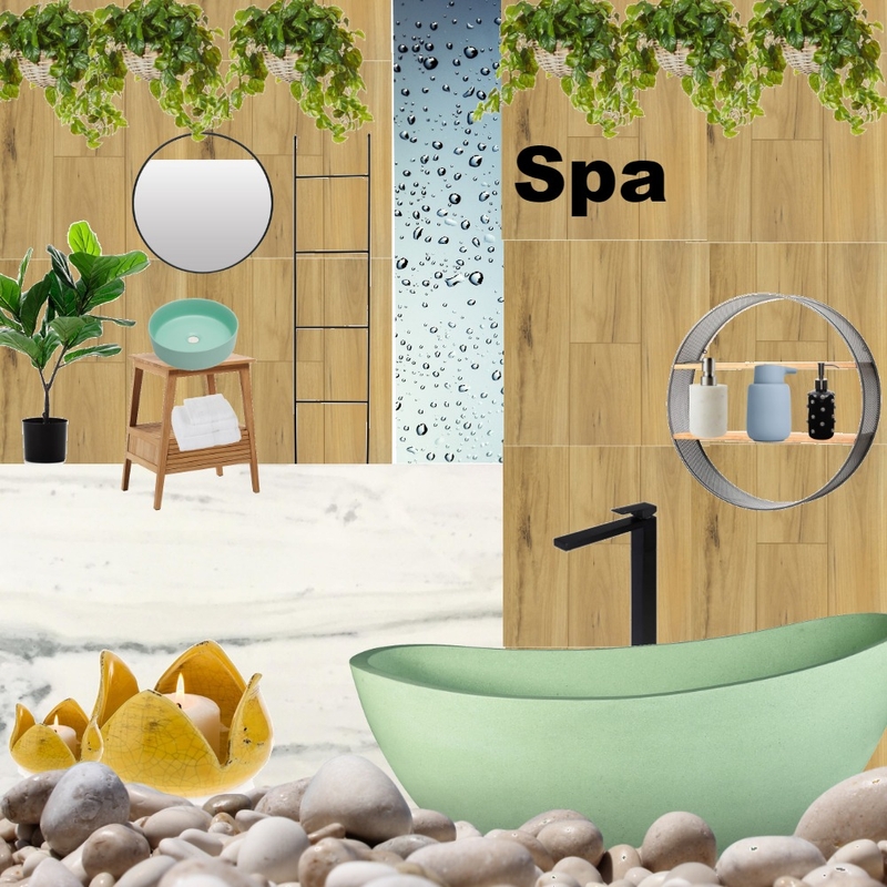 spa bathroom Mood Board by dekel on Style Sourcebook