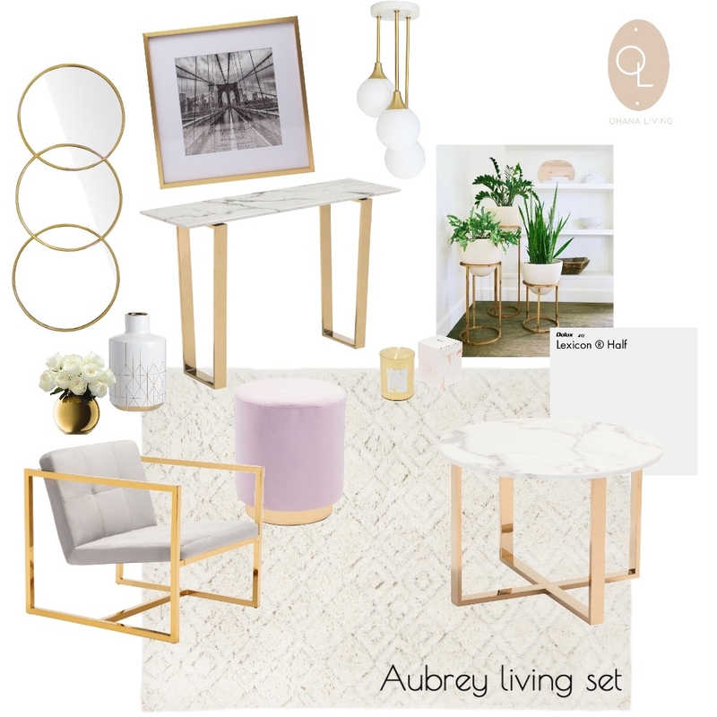 Aubrey set Mood Board by Melz Interiors on Style Sourcebook