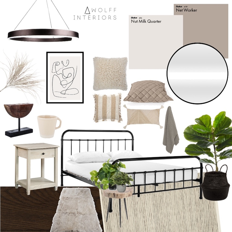 Rustic Industrial Mix Mood Board by awolff.interiors on Style Sourcebook