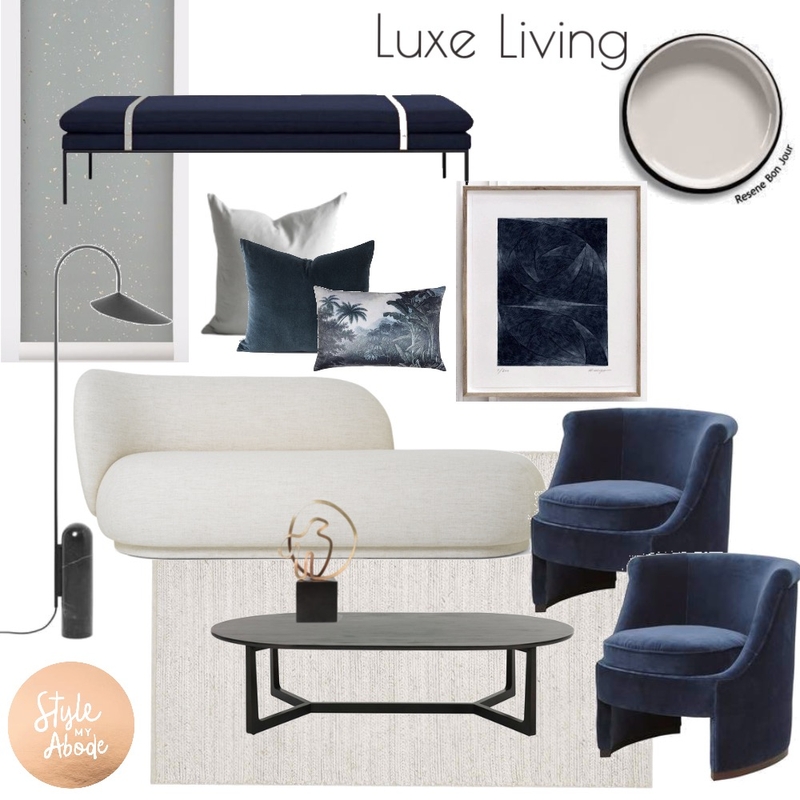 Luxe Living 1 Mood Board by Style My Abode Ltd on Style Sourcebook