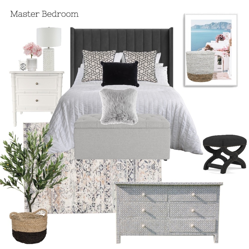 A & M - Master Bedroom Mood Board by Abbye Louise on Style Sourcebook