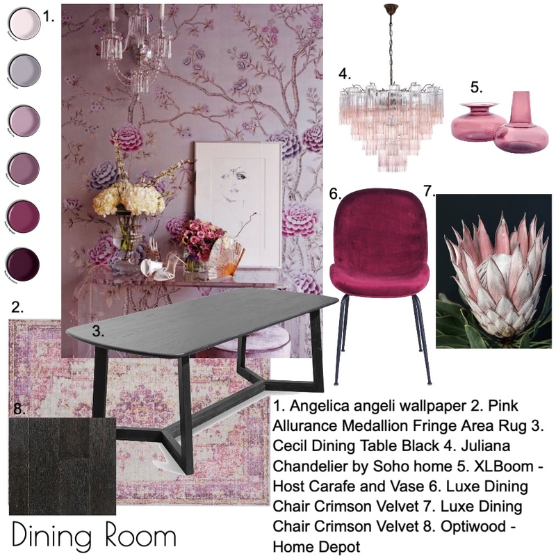 dining room mono Mood Board by NancyGatdet on Style Sourcebook