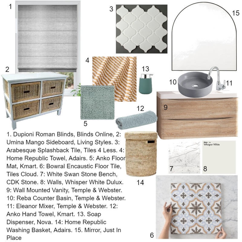 Module 9- Bathroom Mood Board by jems88 on Style Sourcebook