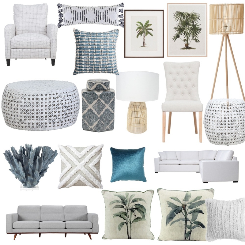Hamptons Style Lounge Room Mood Board by KelseyAT on Style Sourcebook