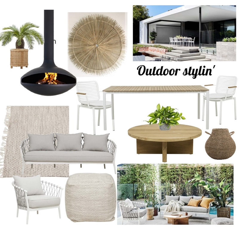 Outdoor Styling Mood Board by Luxe Style Co. on Style Sourcebook