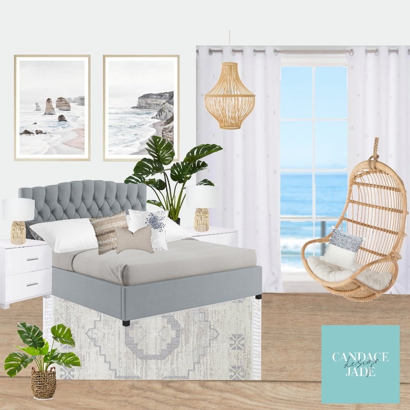 Beach Bedroom Mood Board by candacejade on Style Sourcebook