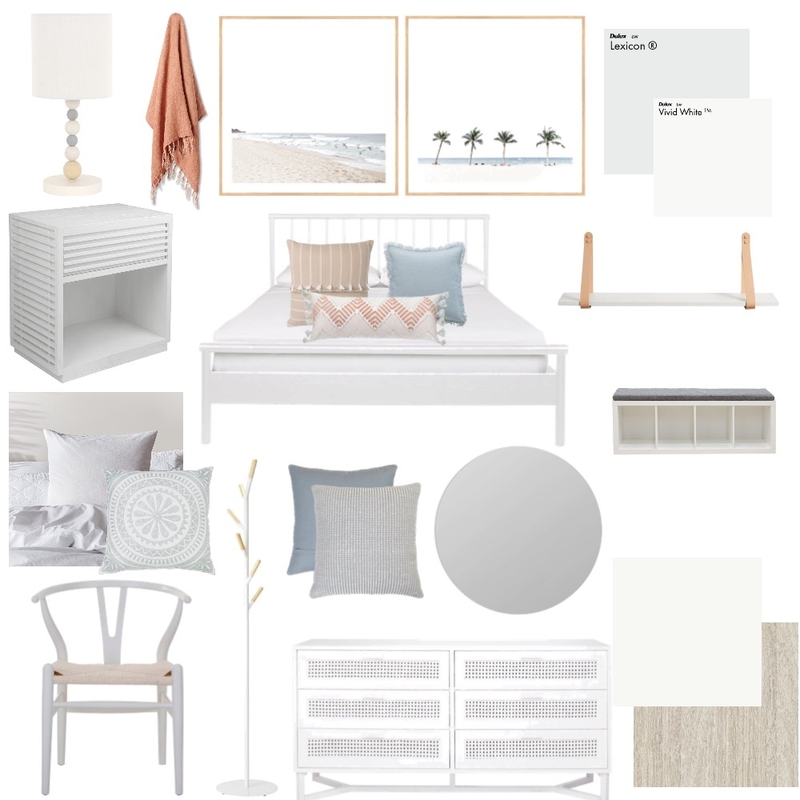 Teenage Girl Contemporary Coastal Mood Board by DKD on Style Sourcebook