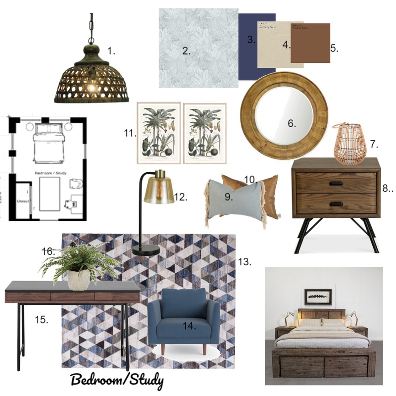 Assignment 9 - bedroom mood board Mood Board by cathyg on Style Sourcebook