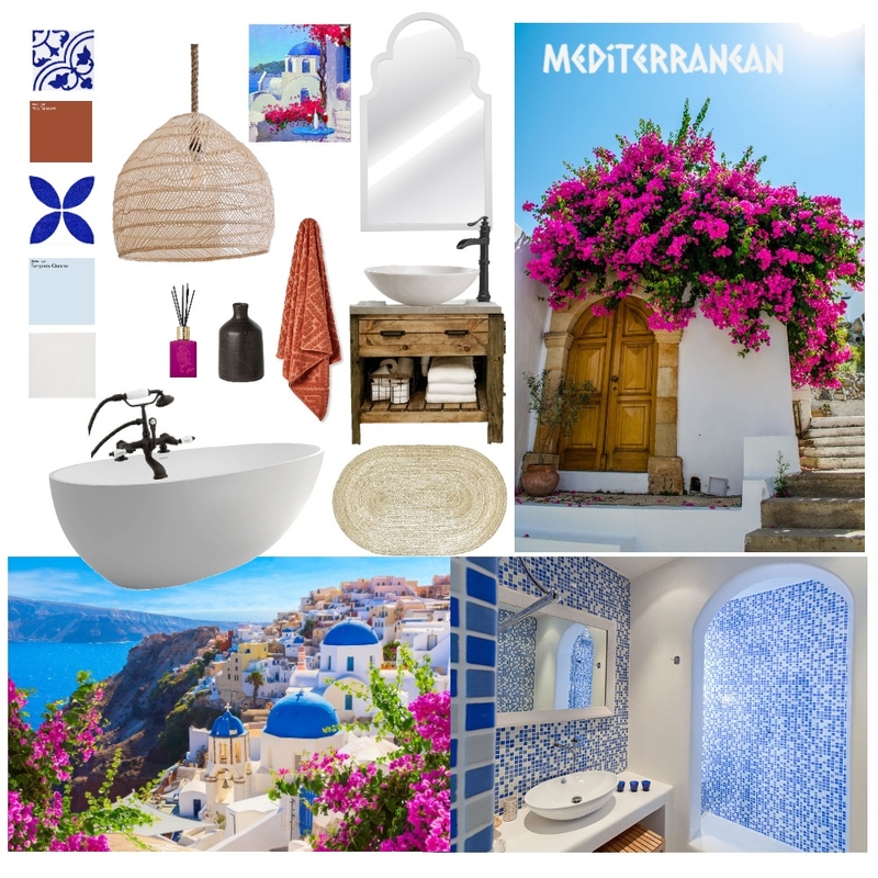 Med Bathroom Mood Board by Ceciariana on Style Sourcebook