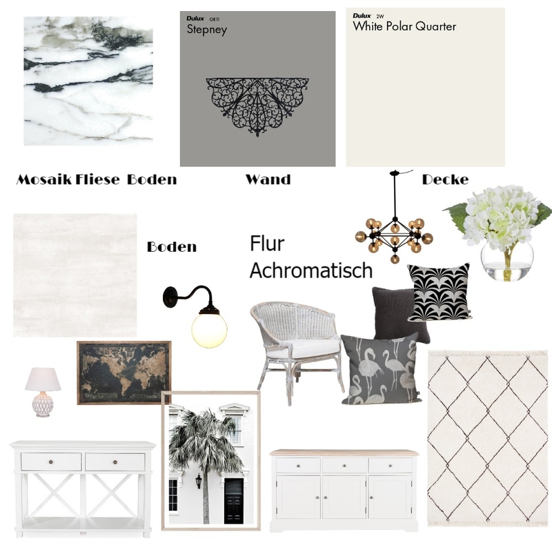 Achromatisch Flur Mood Board by Anne on Style Sourcebook