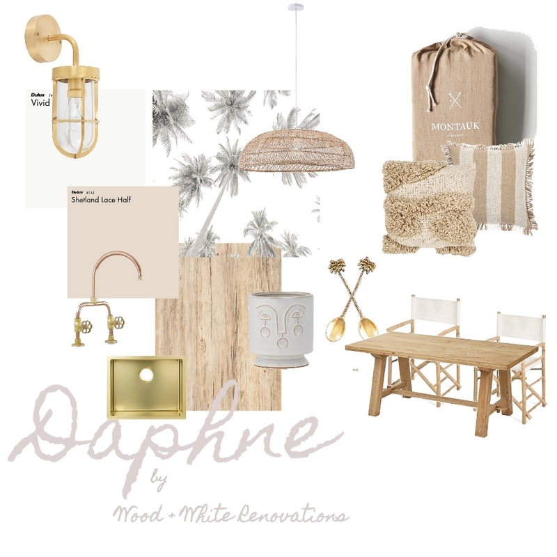 Daphne Van reno Mood Board by woodandwhiteliving on Style Sourcebook